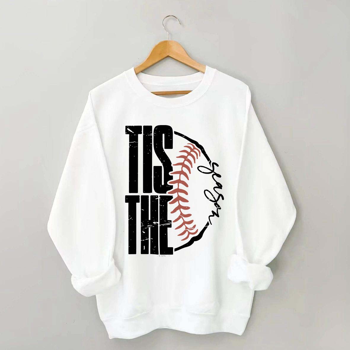 Tis The Season Baseball Softball Sweatshirt