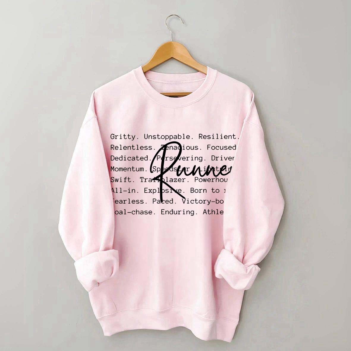 Runner Words Marathon Sweatshirt