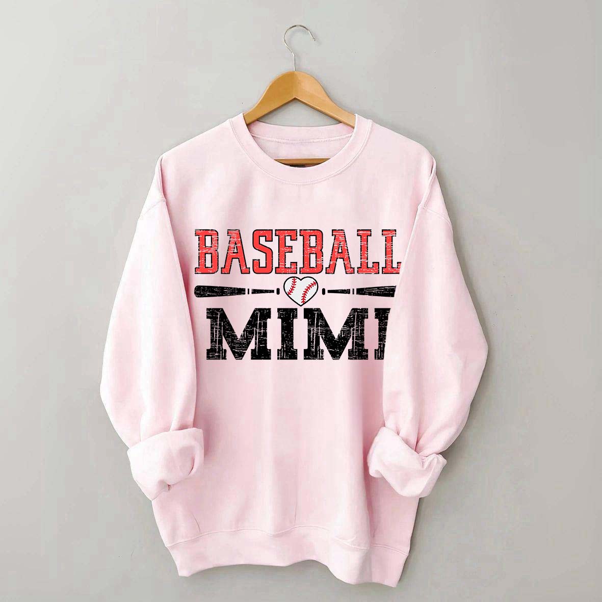 Mimi Baseball Ladies Cute Sweatshirt