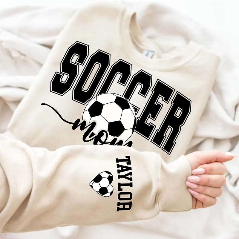 Custom Name Soccer Mom Sweatshirt