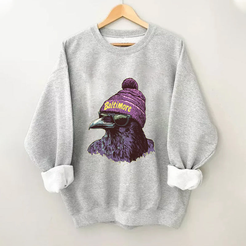 Comfort Colors Baltimore Football Mascot Sweatshirt