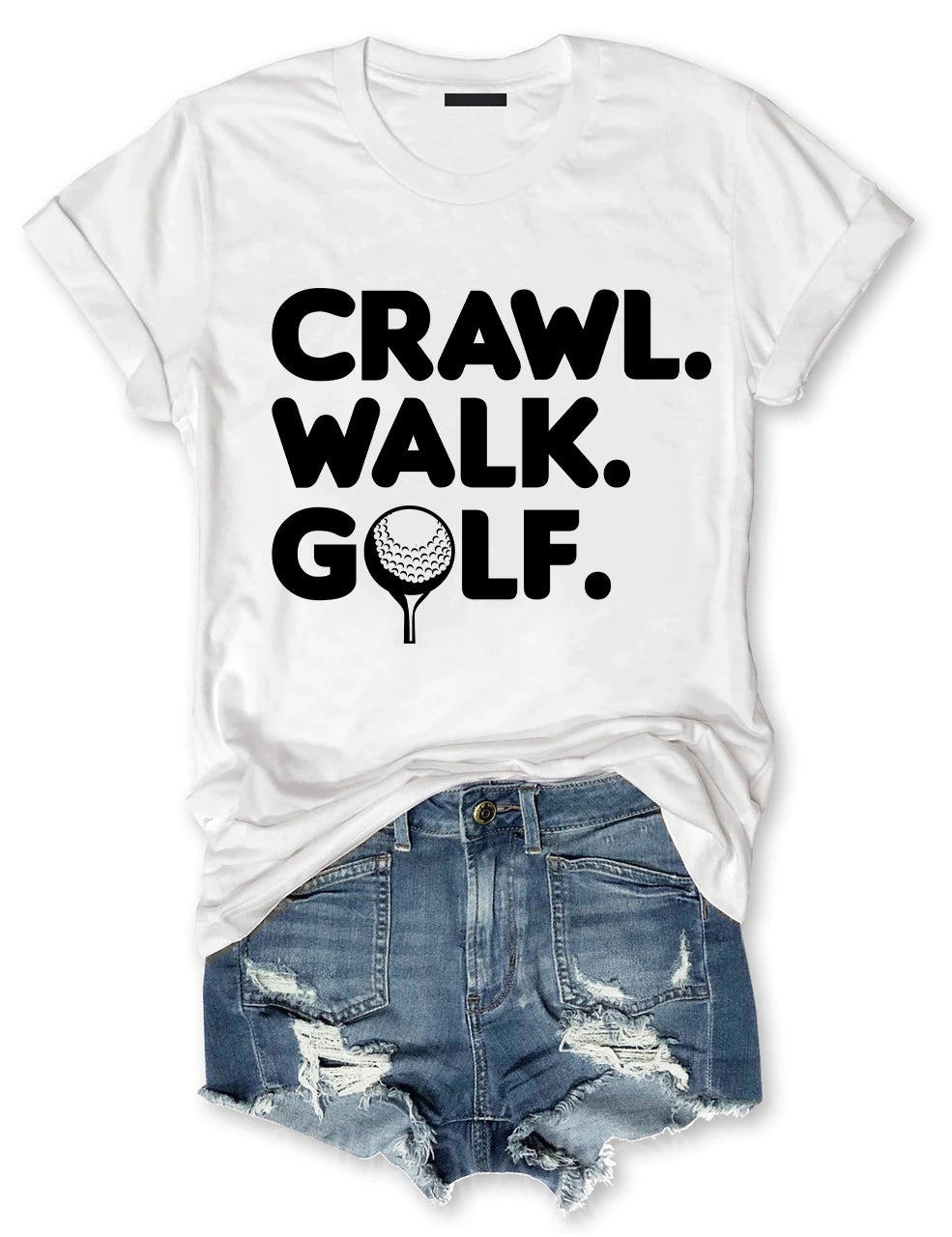 Crawl Walk Golf T-shirt