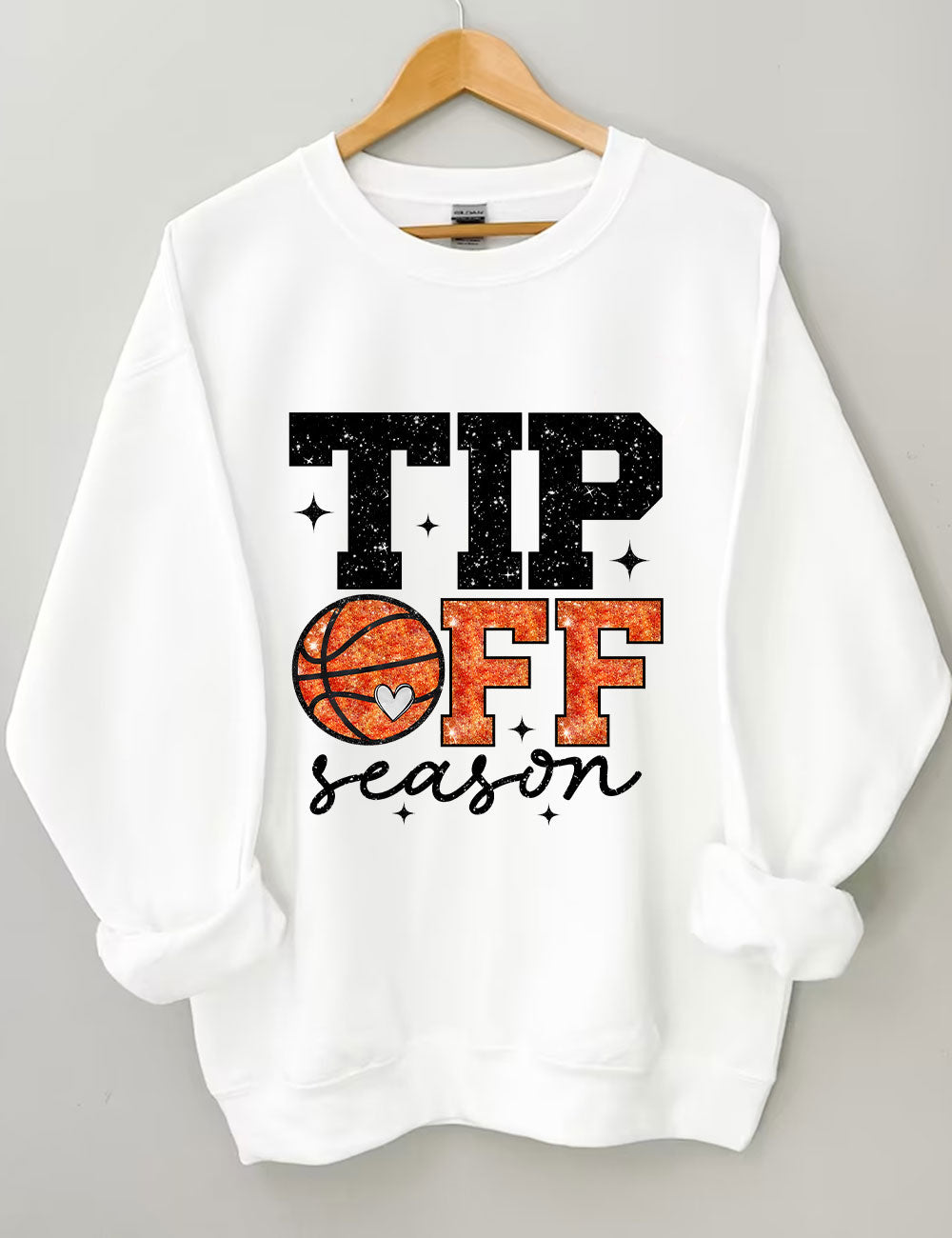 Tip Off Season Basketball Sweatshirt