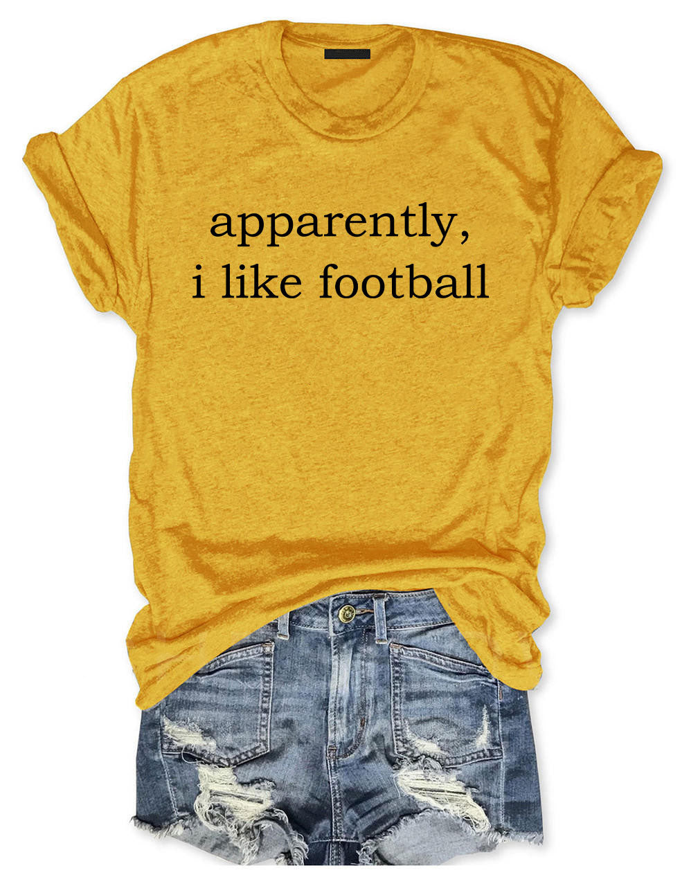 Apparently, I Like Football T-shirt