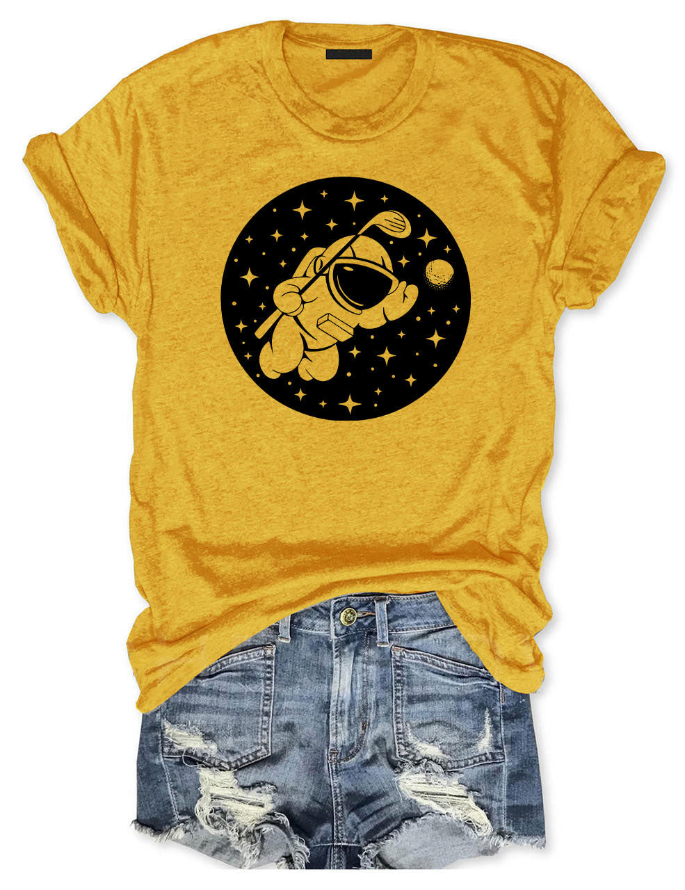 Golfing In Space T-shirt