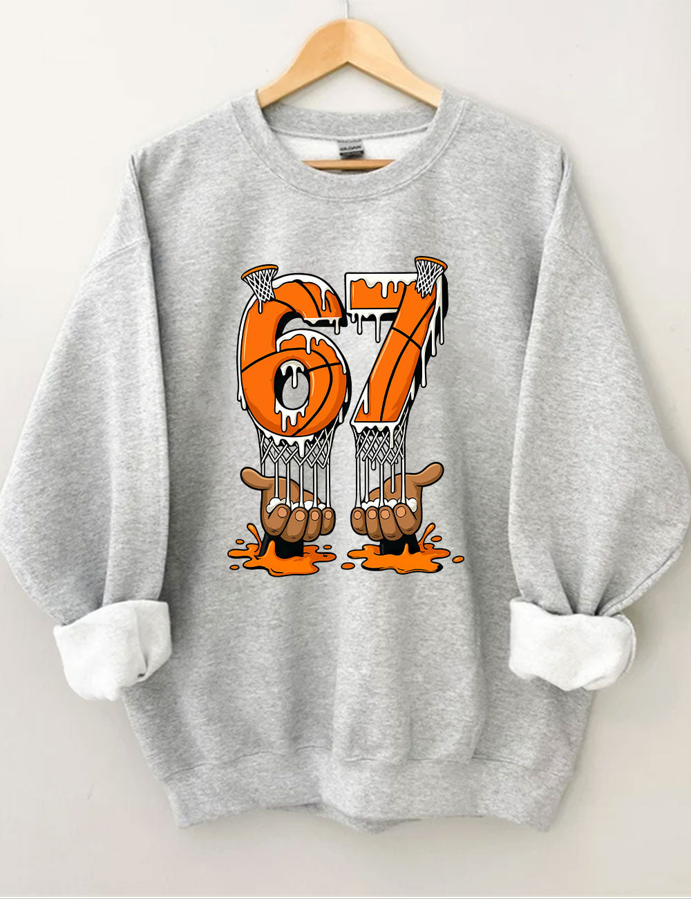 Trendy 67 Basketball Sweatshirt