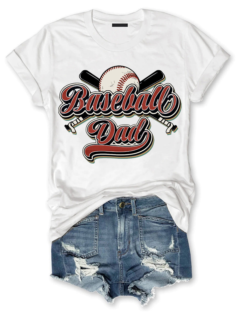 Retro Baseball dad T-shirt