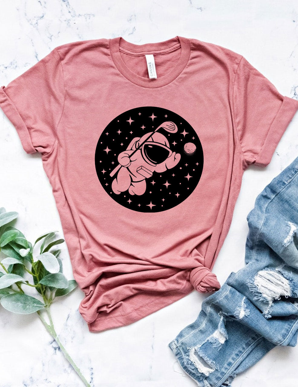 Golfing In Space T-shirt