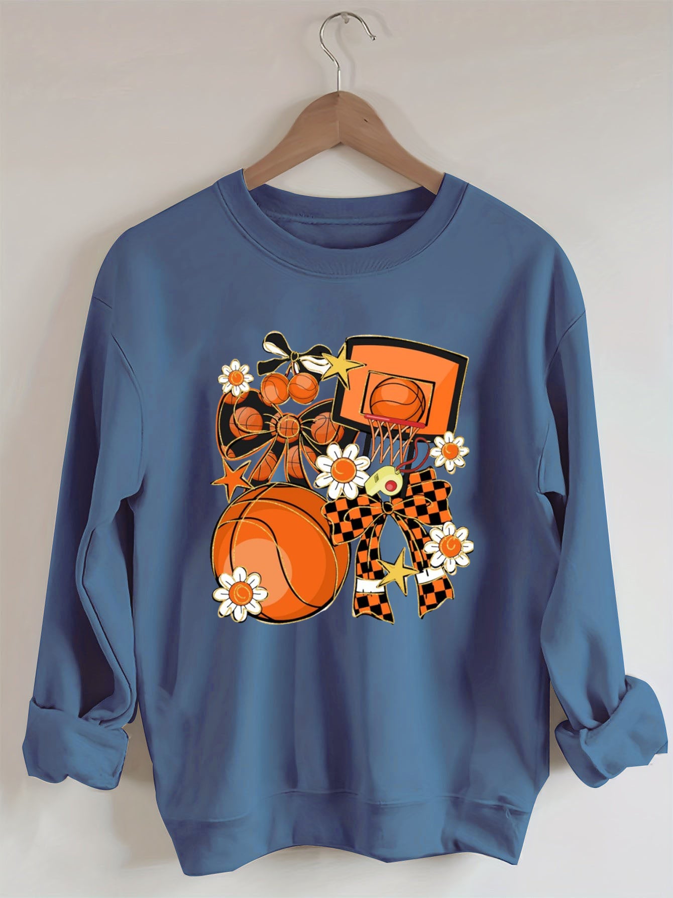 Basketball Coquette, Game Day Basketball Sweatshirt