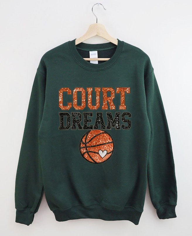 Court Dreams, Basketball Sweatshirt