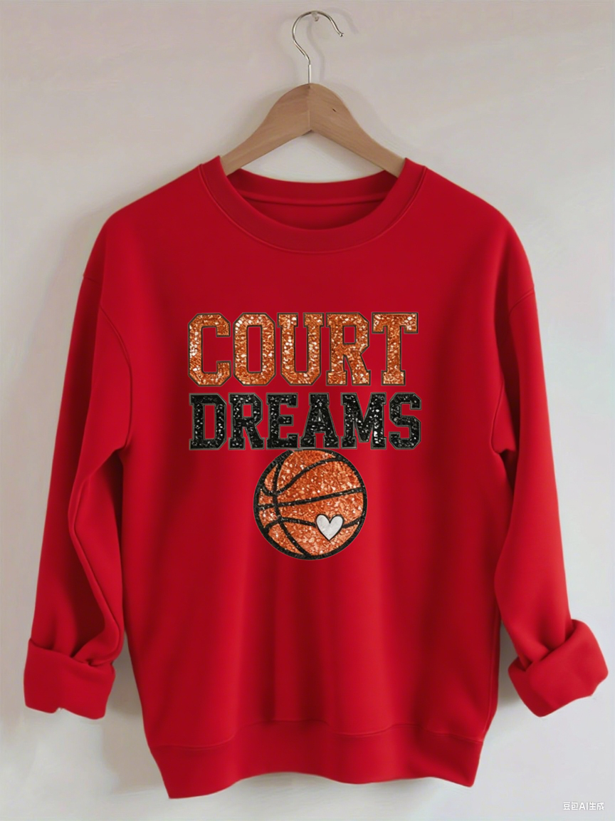 Court Dreams, Basketball Sweatshirt