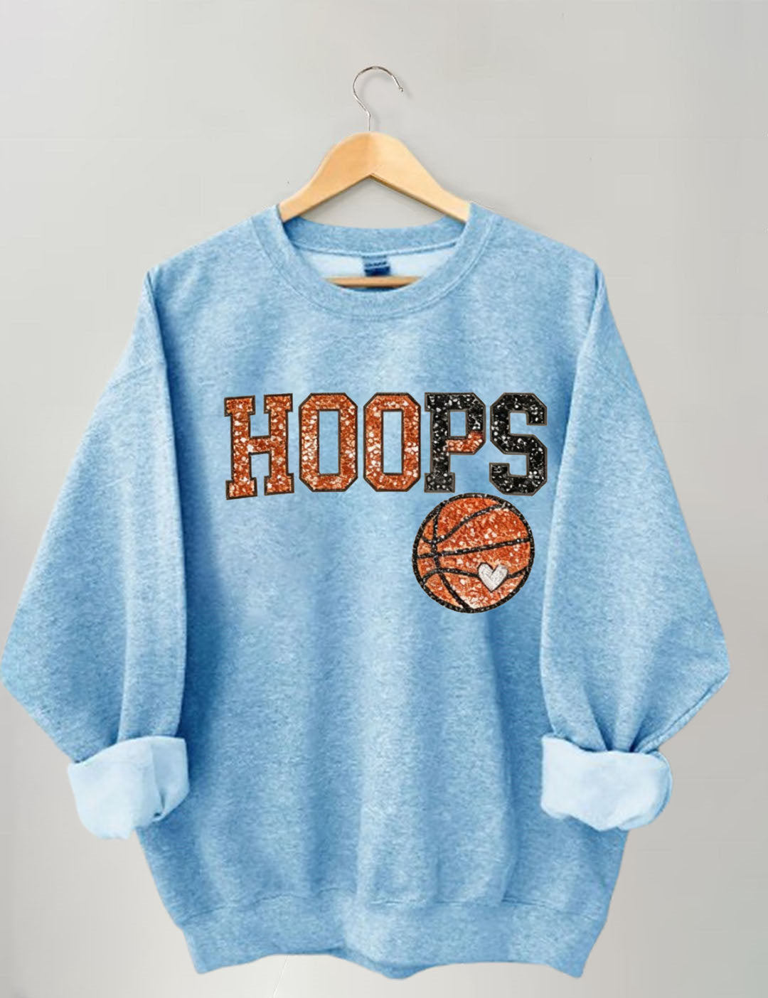 HOOPS, Basketball Sweatshirt