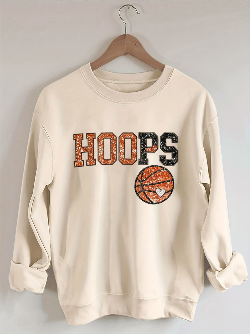 HOOPS, Basketball Sweatshirt