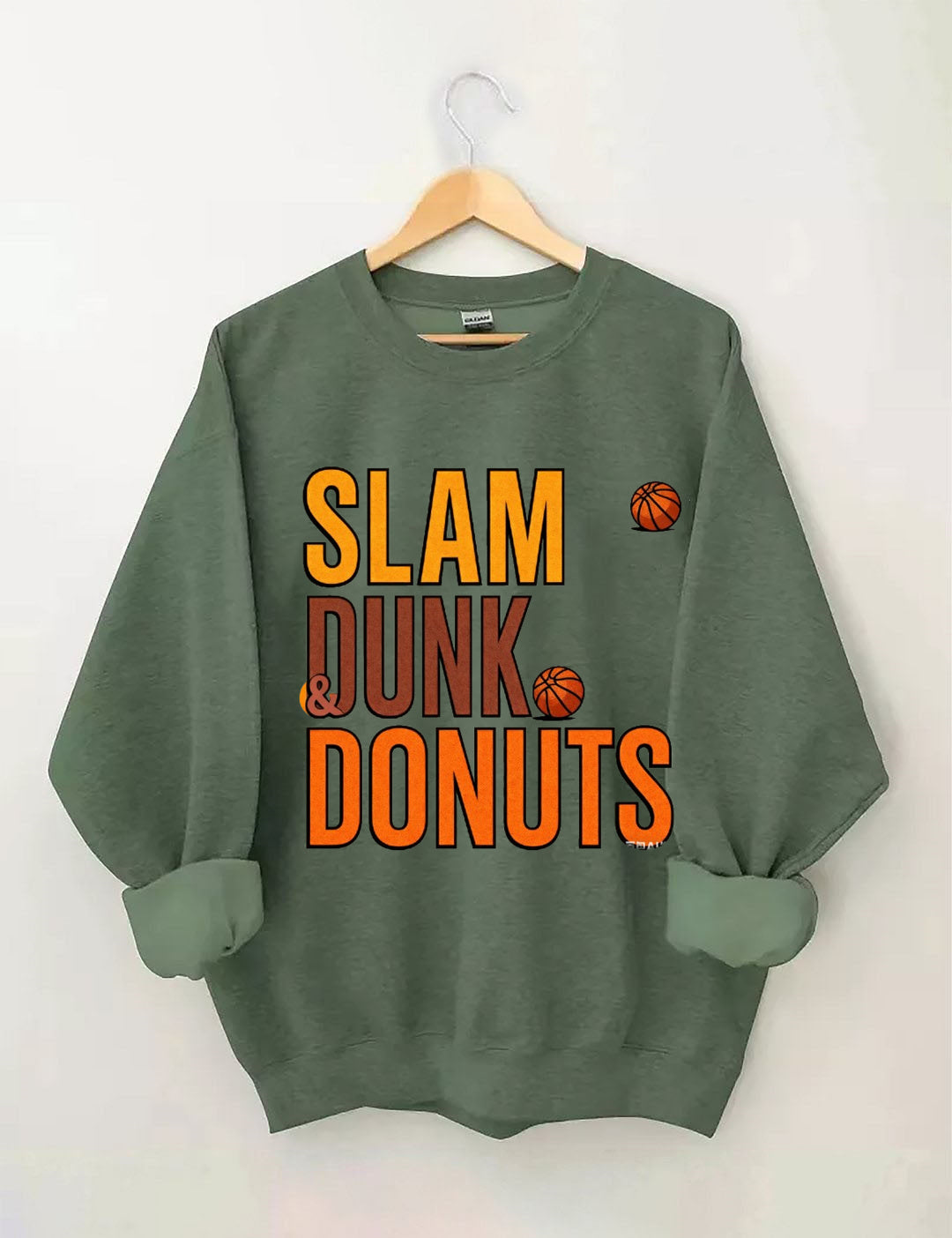 Slam Dunk Donuts Basketball Sweatshirt