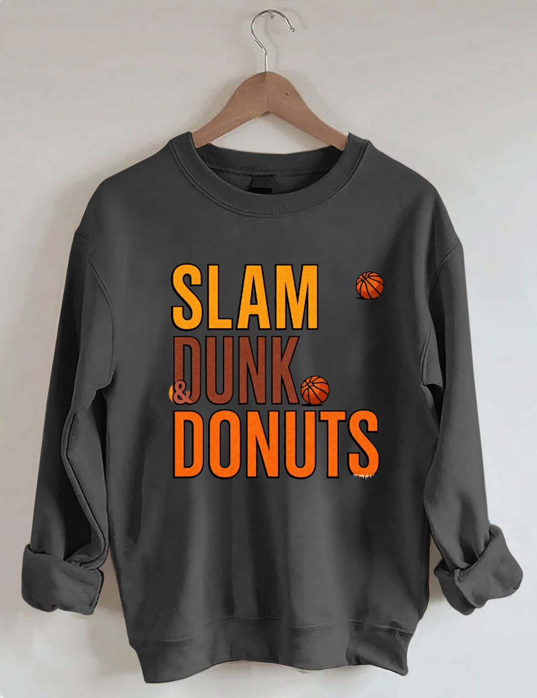 Slam Dunk Donuts Basketball Sweatshirt