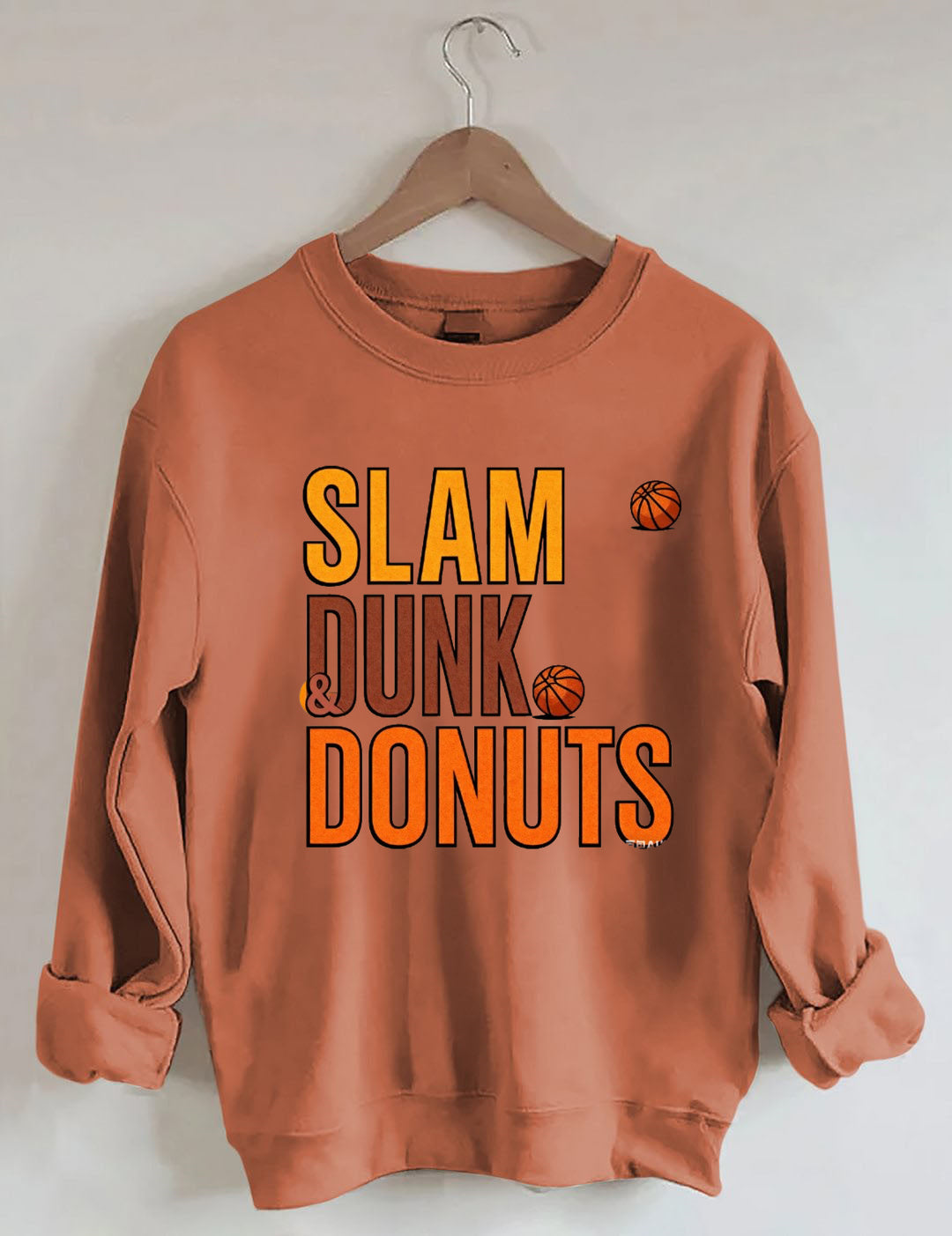 Slam Dunk Donuts Basketball Sweatshirt