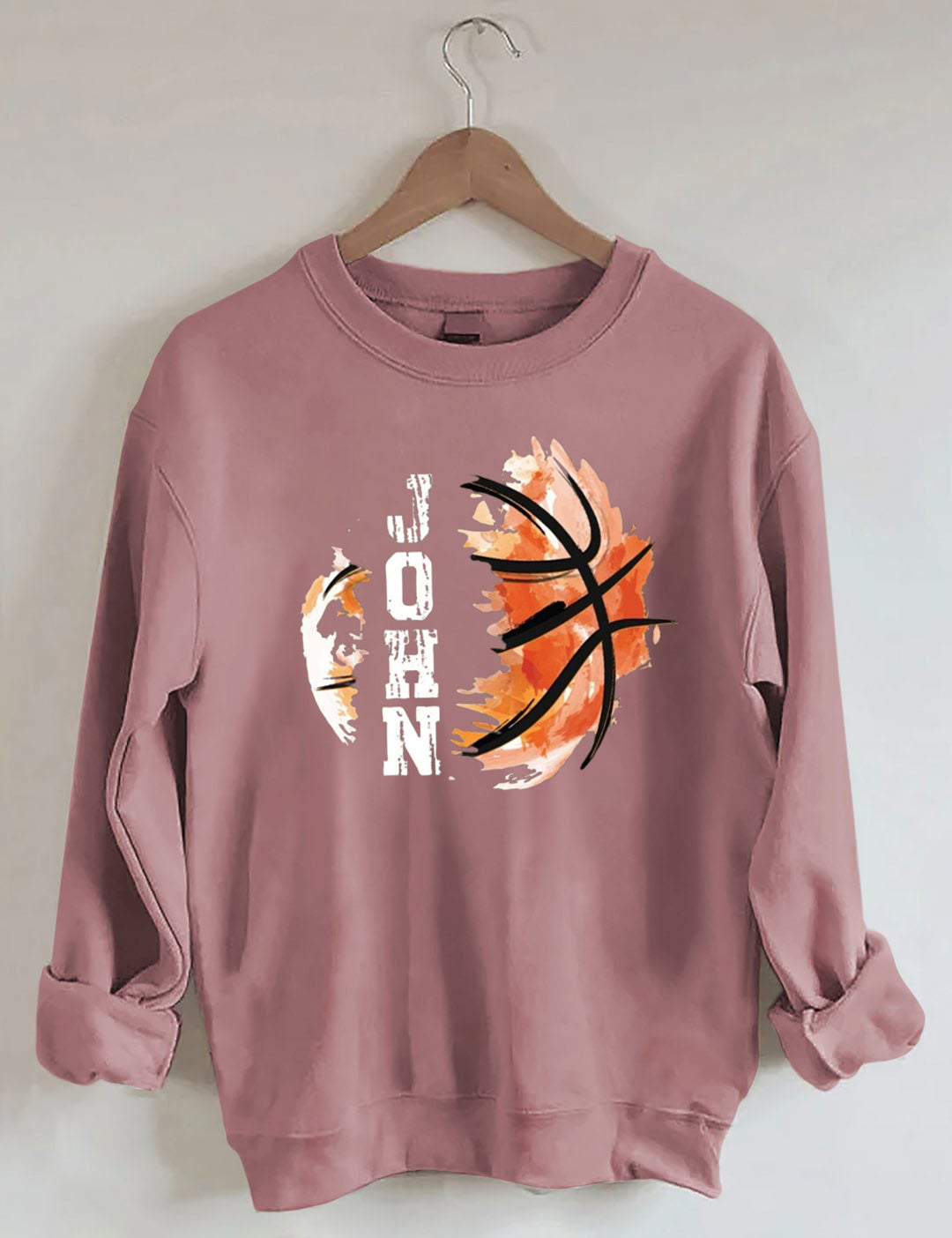 Custom Name Basketball Sweatshirt