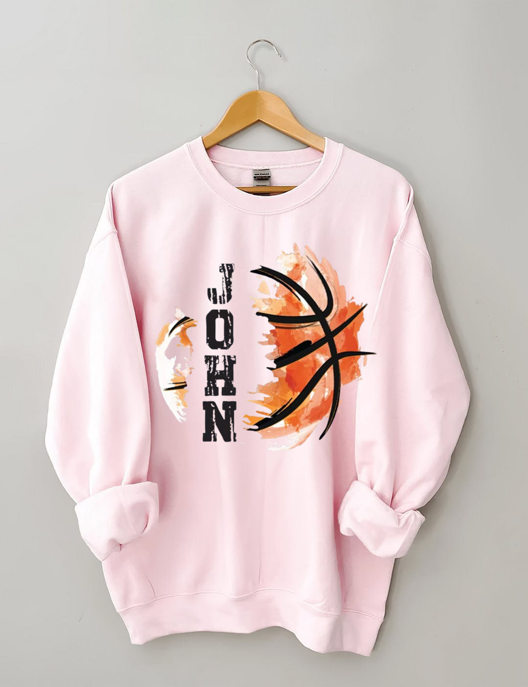 Custom Name Basketball Sweatshirt