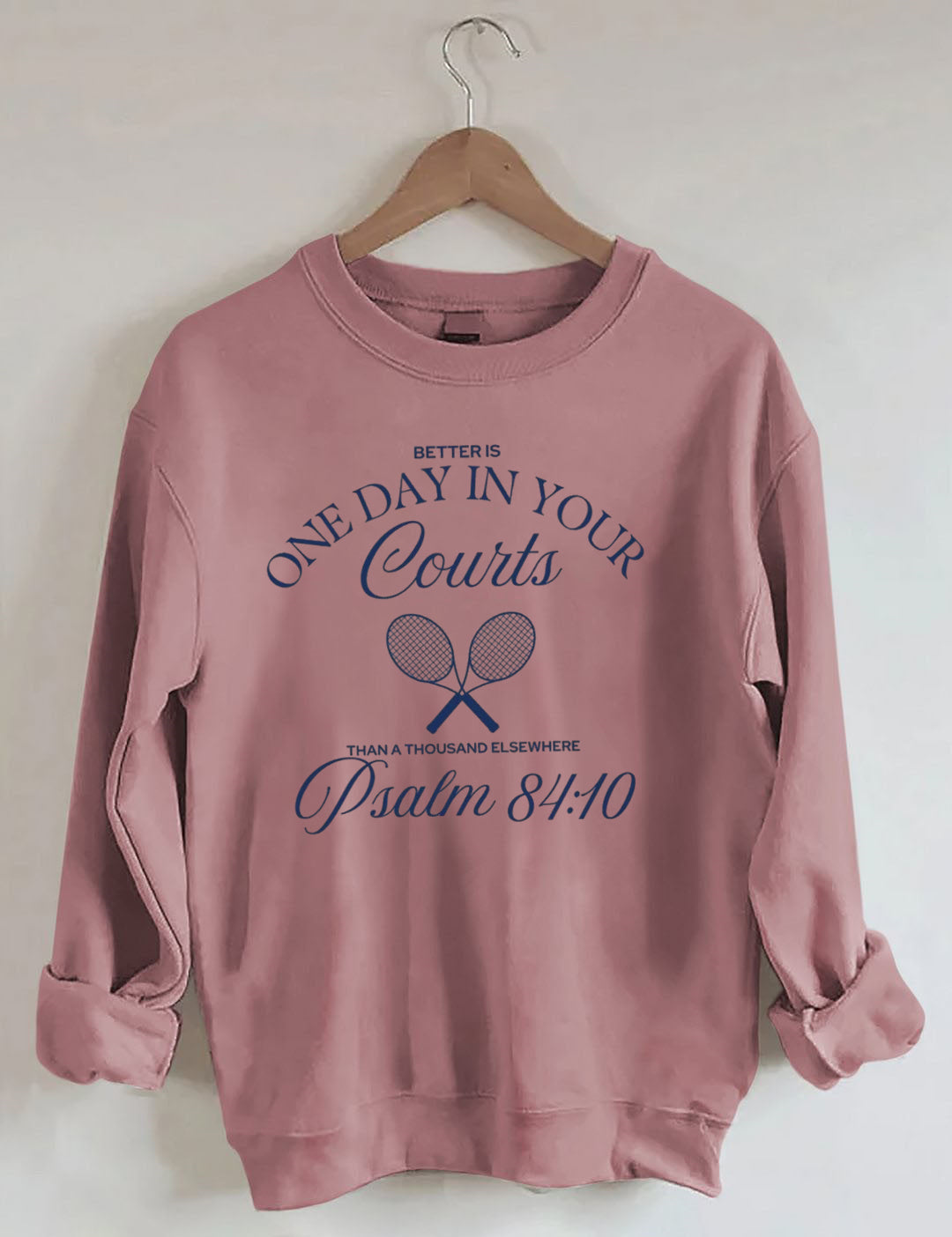 Preppy Tennis Player Christian Tennis Sweatshirt
