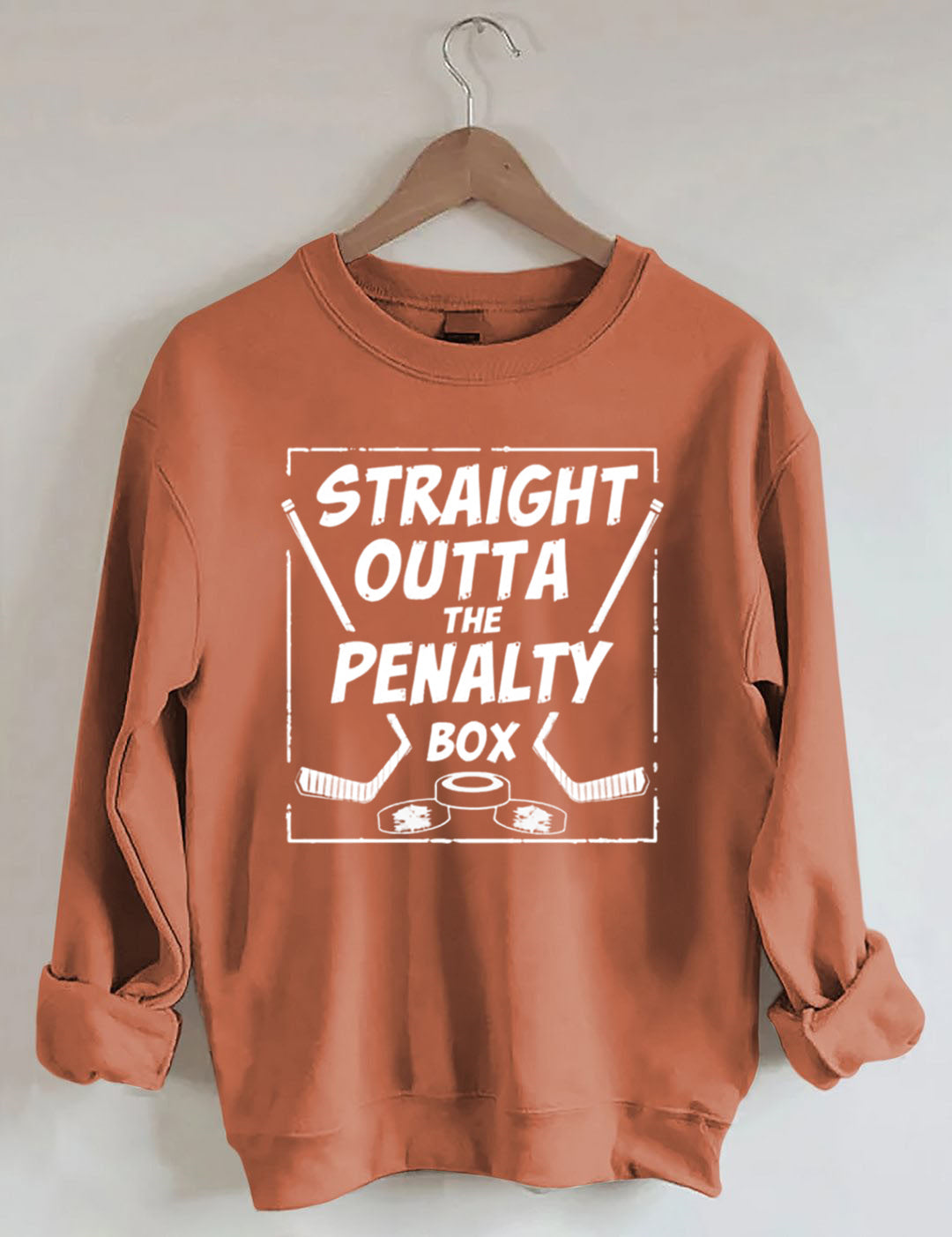 Straight Outta The Penalty Box,Hockey Sweatshirt