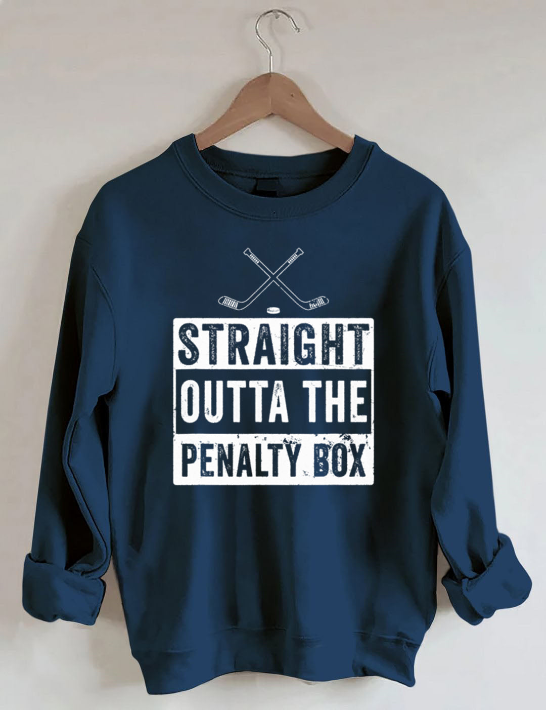 Ice Hockey Player Straight Outta The Penalty Box Sweatshirt