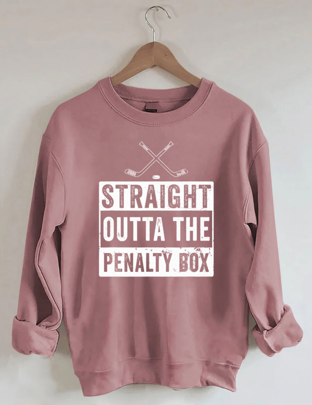 Ice Hockey Player Straight Outta The Penalty Box Sweatshirt