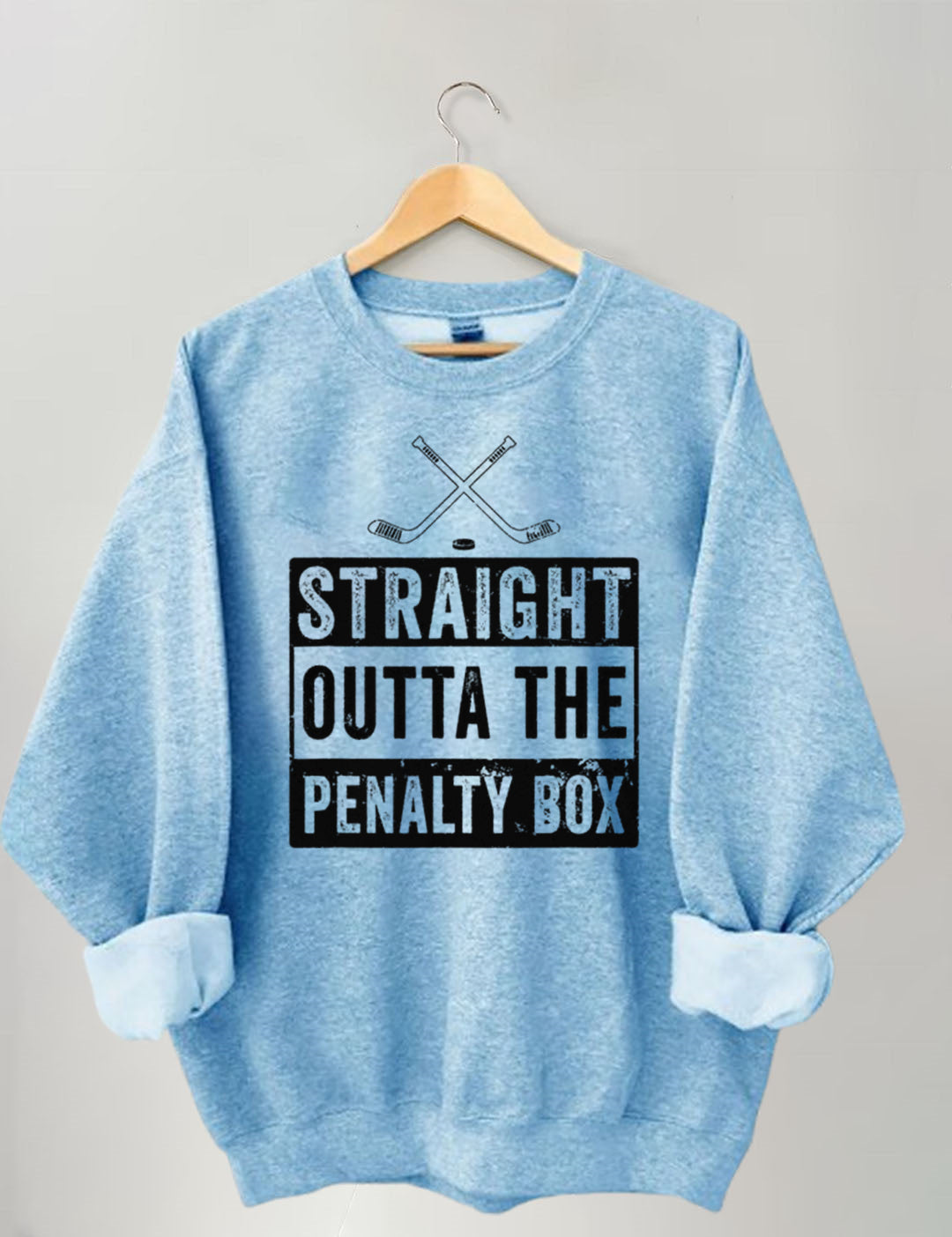 Ice Hockey Player Straight Outta The Penalty Box Sweatshirt