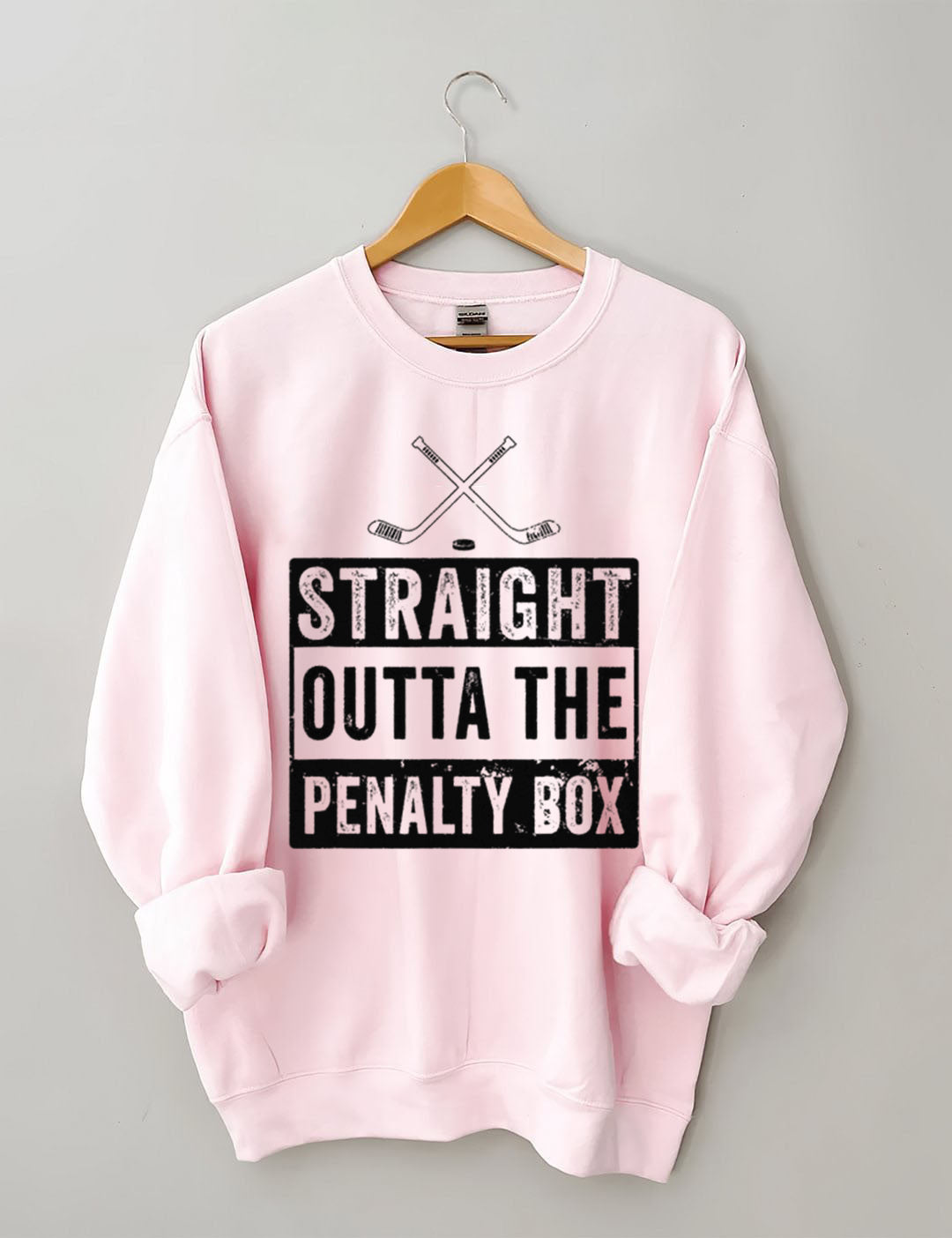 Ice Hockey Player Straight Outta The Penalty Box Sweatshirt