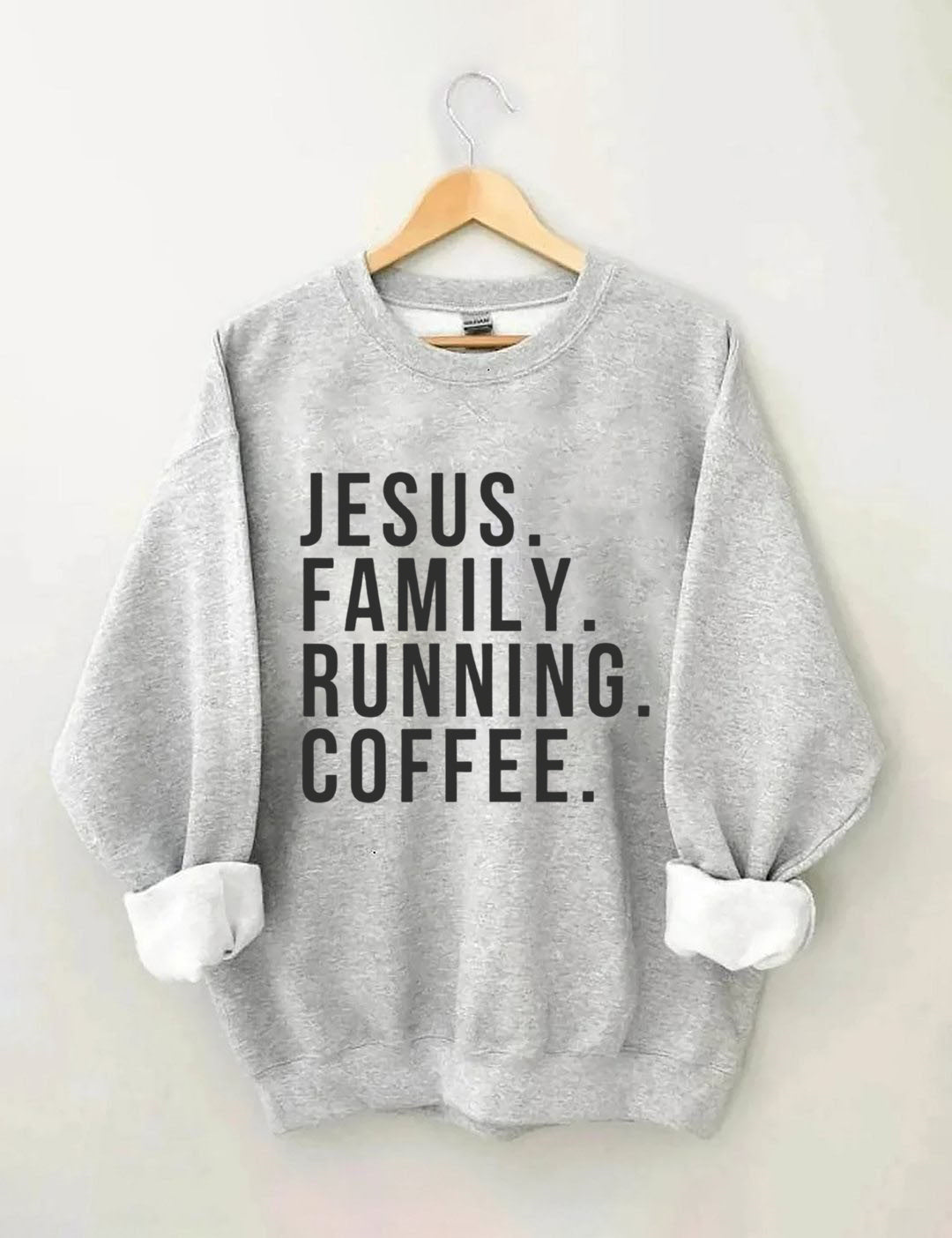 Jesus • Running • Faith • Motivation Sweatshirt