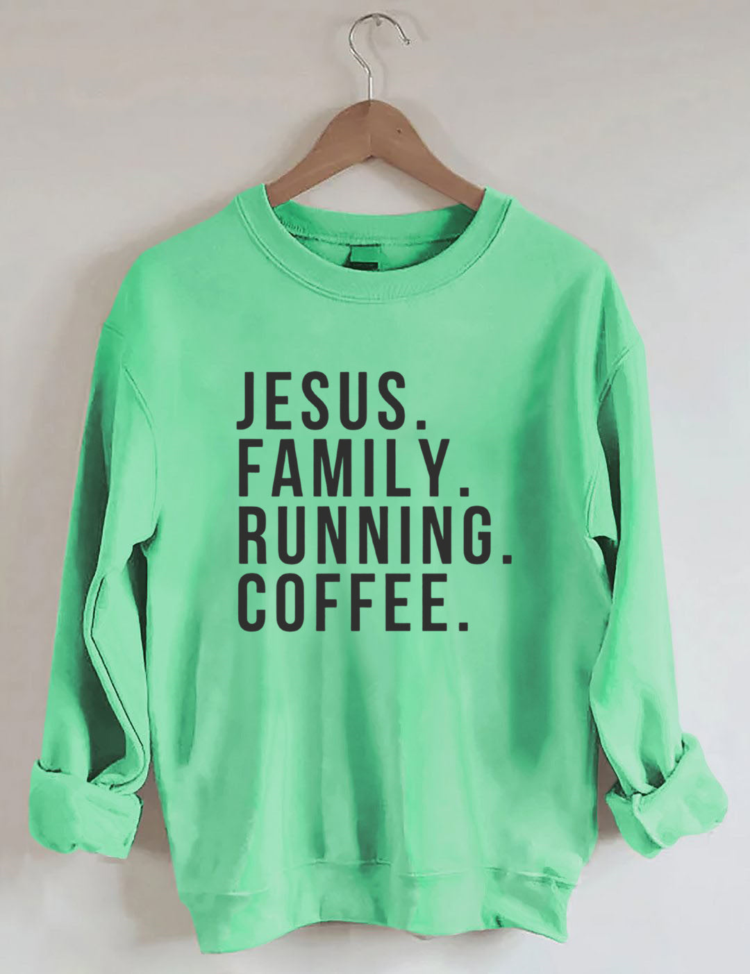 Jesus • Running • Faith • Motivation Sweatshirt