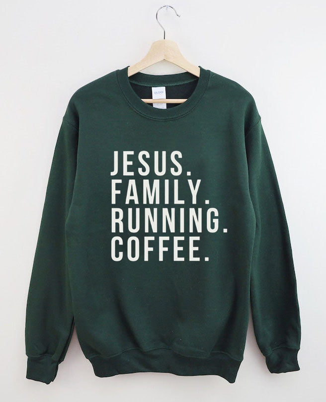 Jesus • Running • Faith • Motivation Sweatshirt