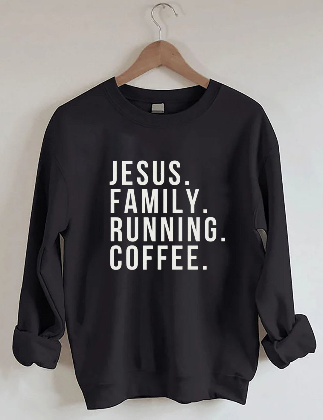 Jesus • Running • Faith • Motivation Sweatshirt