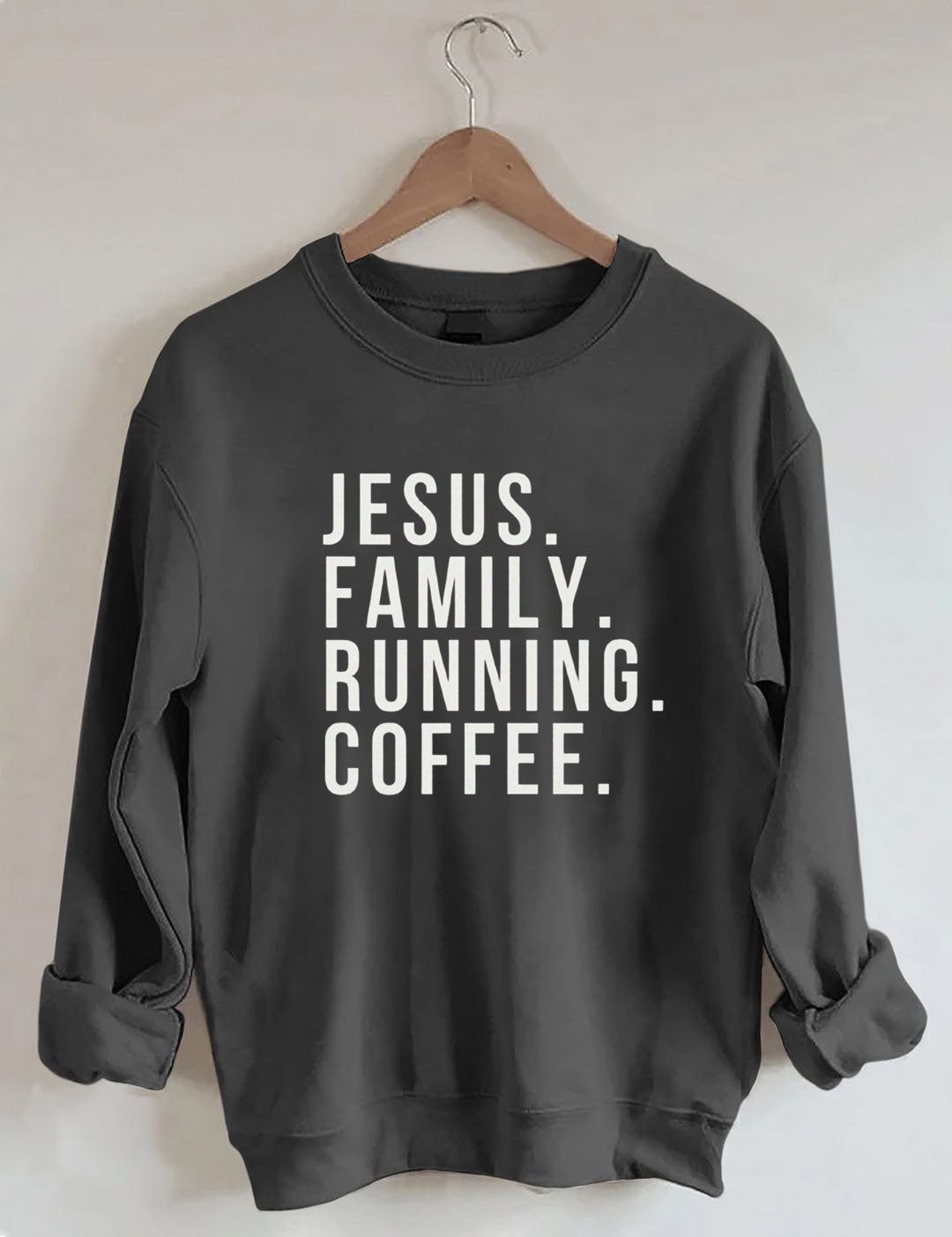 Jesus • Running • Faith • Motivation Sweatshirt