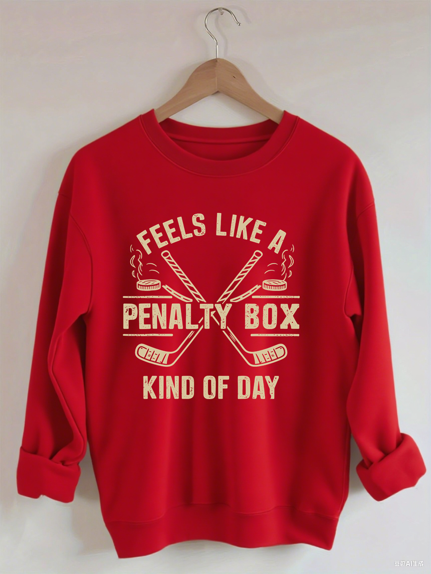 Hockey Penalty Box Sweatshirt.