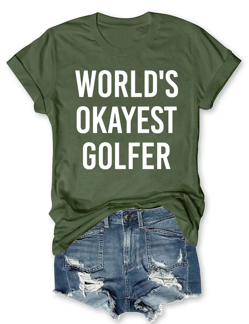 World's Okayest Golfer T-shirt