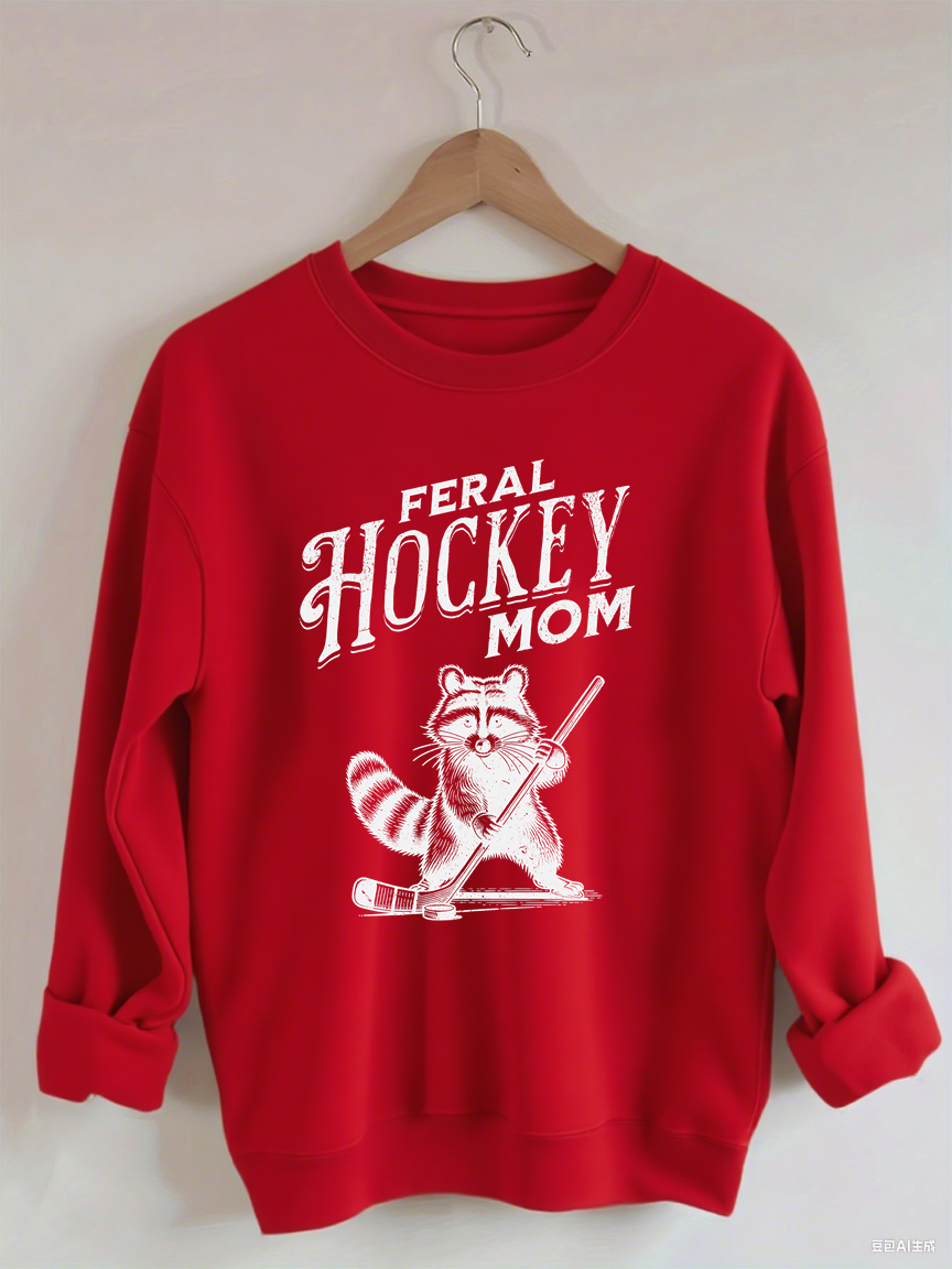 Feral Hockey Mom Sweatshirt