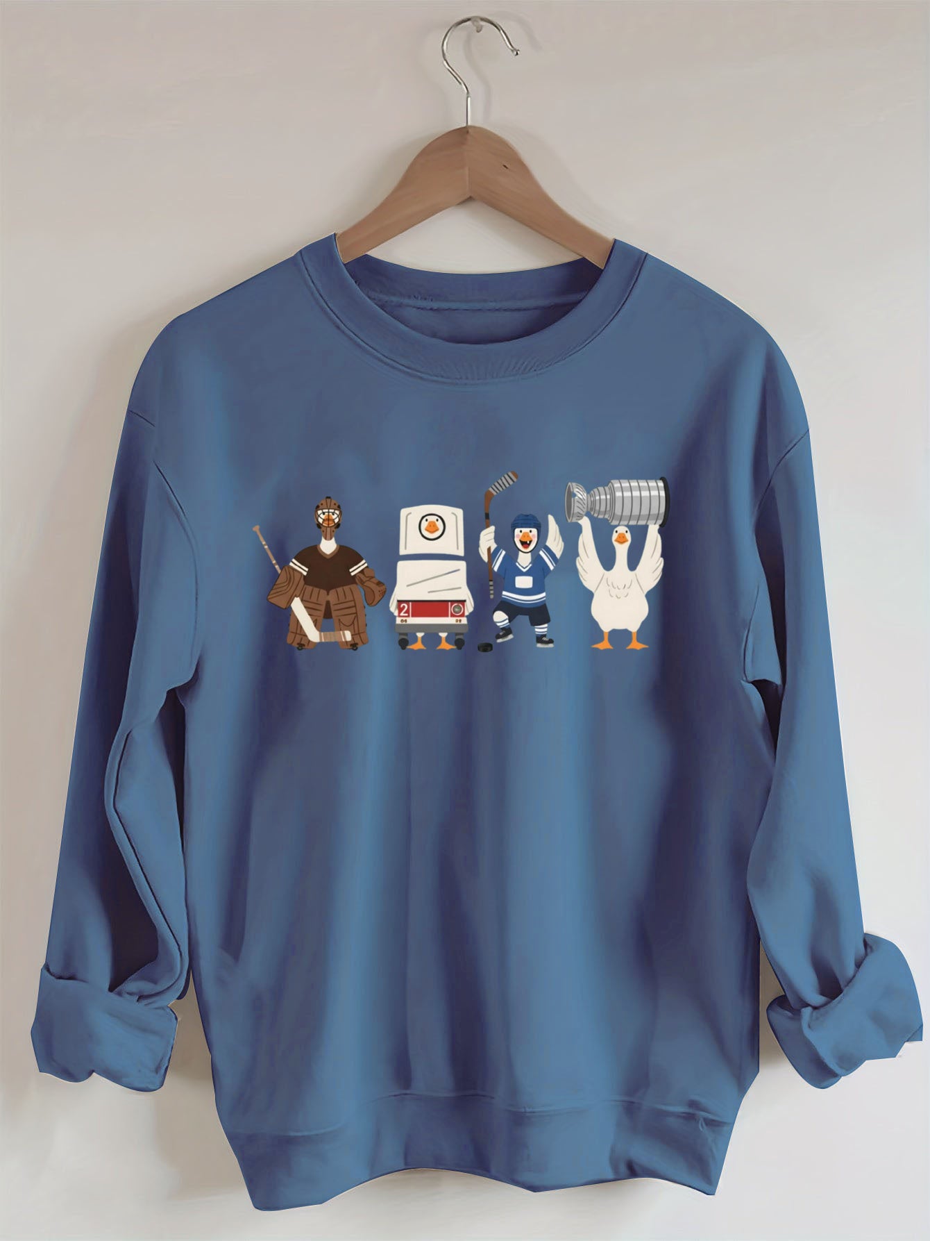 Funny Hockey Goose Sweatshirt