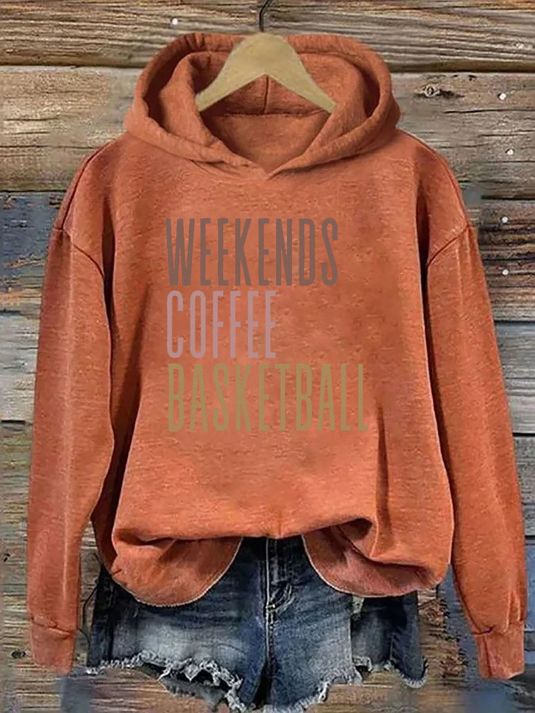 Weekends Coffee Basketball Hoodie