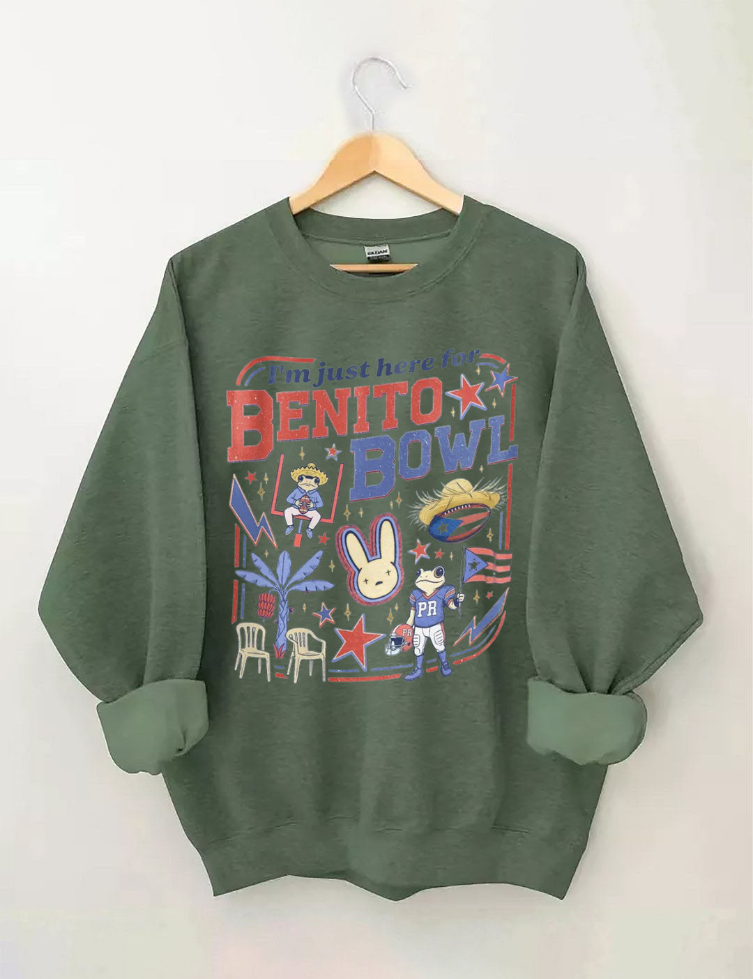 Funny Football Fan Benito Bowl Sweatshirt
