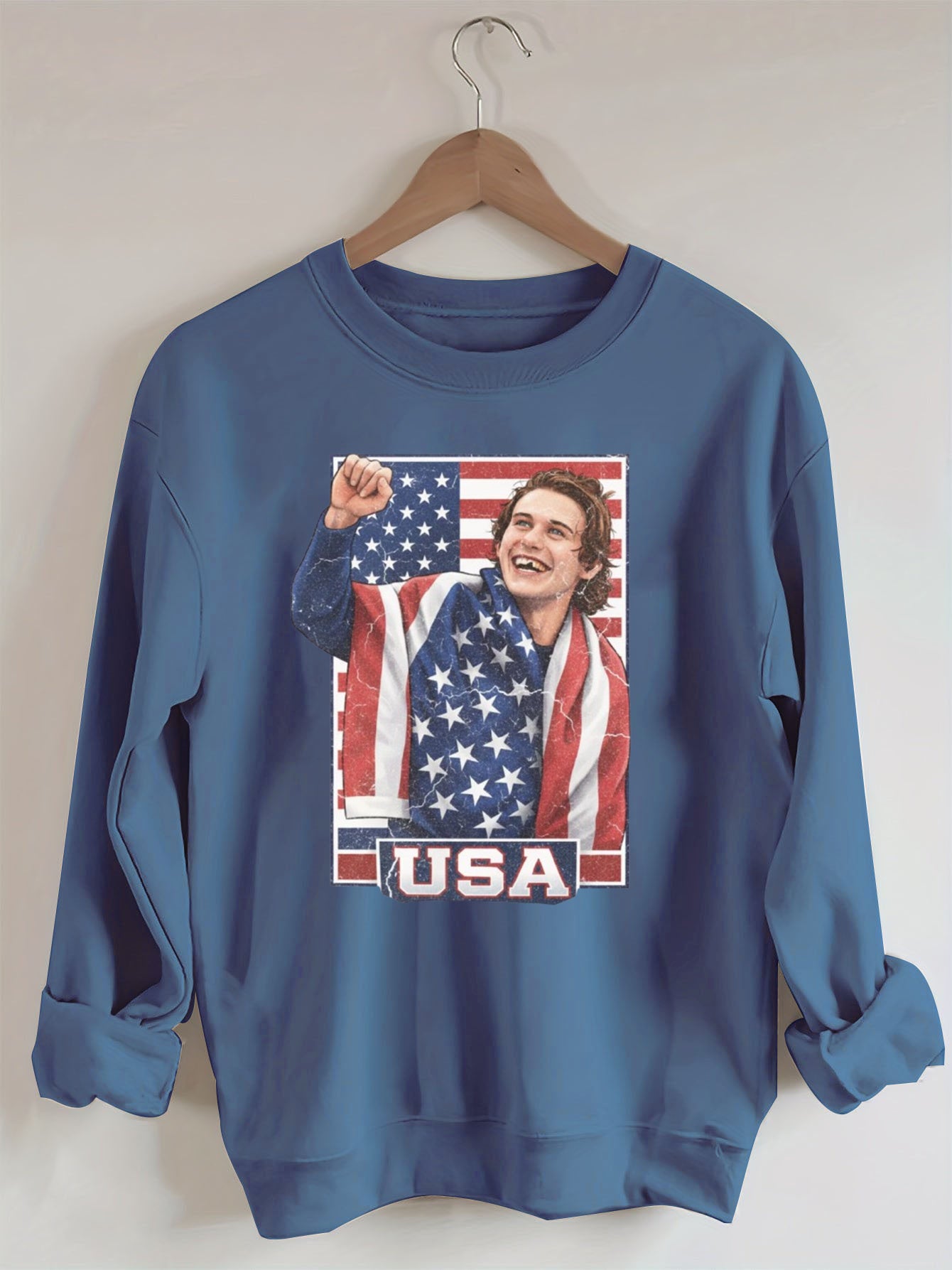 Jack Hughes Usa Gold Hockey,Patriotic hockey Fan,American Hockey Pride Gift Sweatshirt