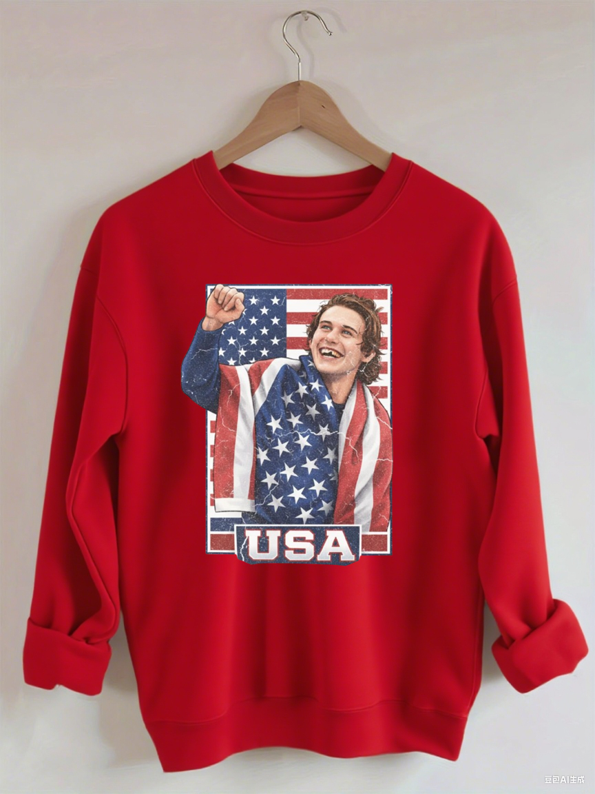 Jack Hughes Usa Gold Hockey,Patriotic hockey Fan,American Hockey Pride Gift Sweatshirt