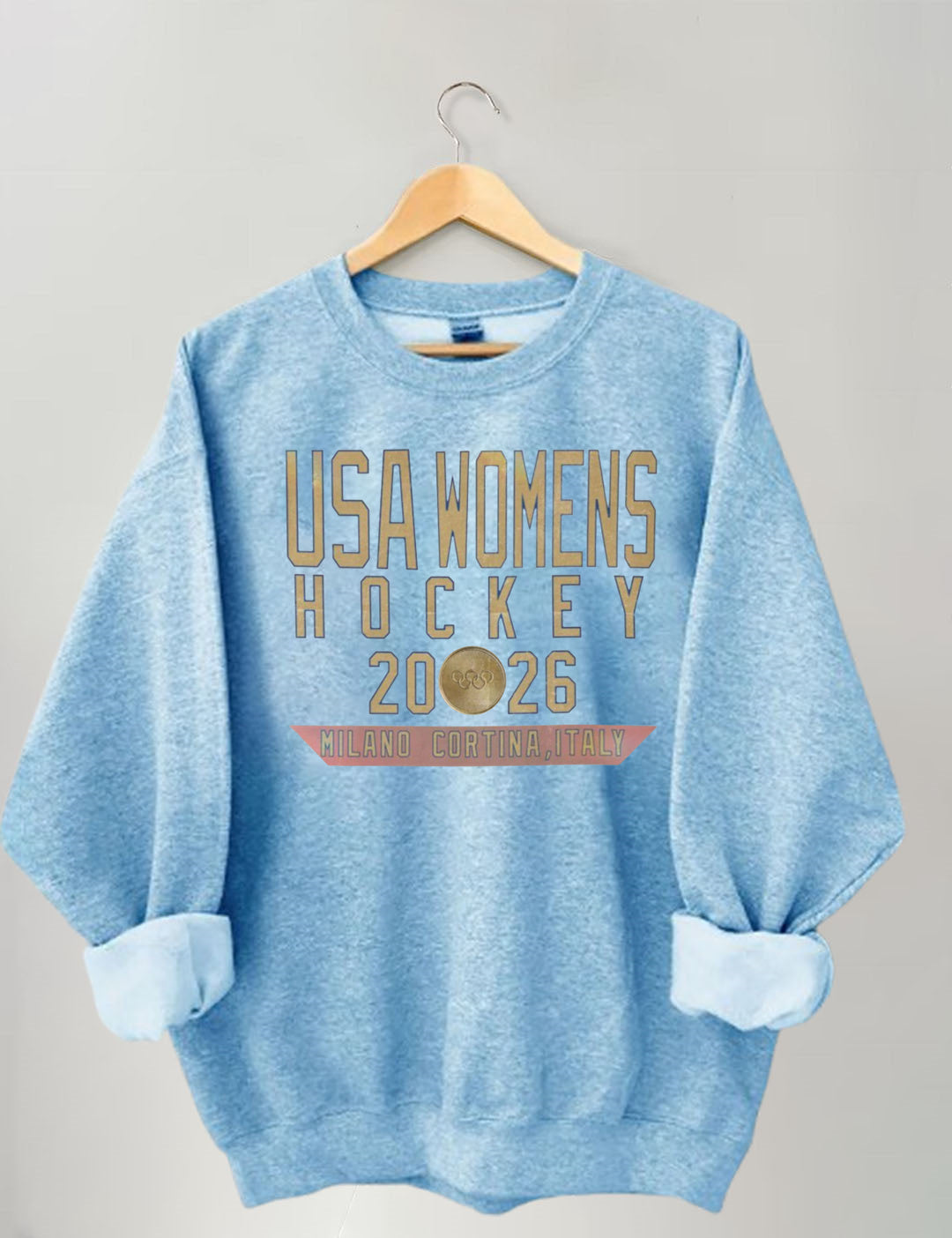 Vintage USA Womens Hockey 2026 Sweatshirt