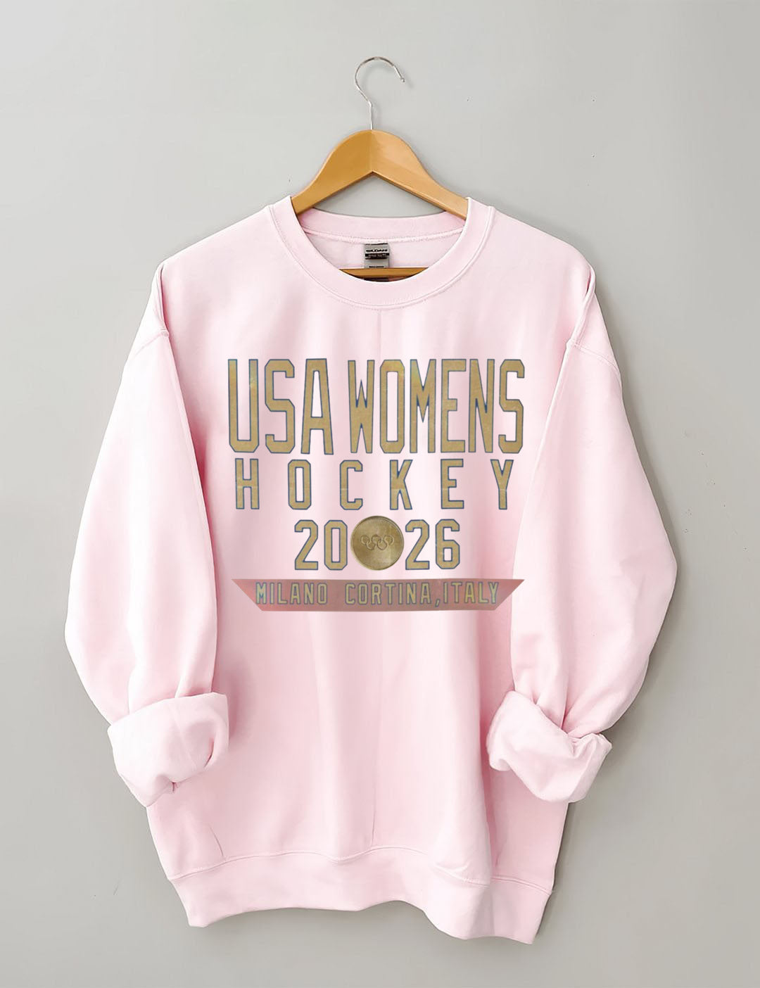 Vintage USA Womens Hockey 2026 Sweatshirt