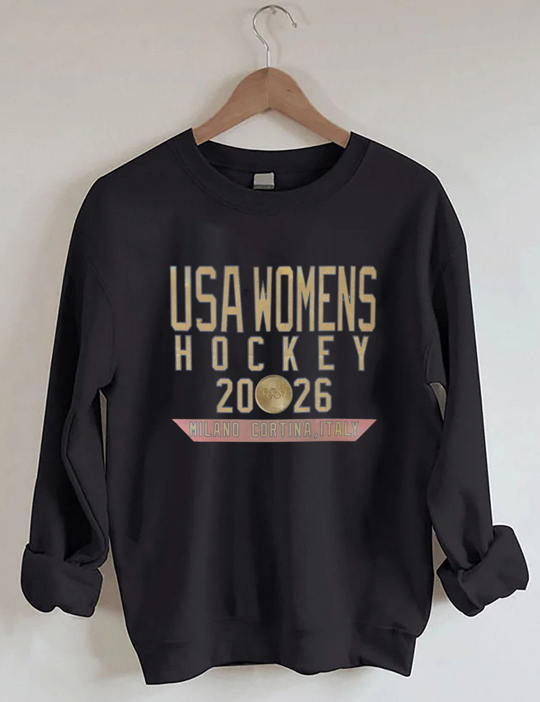 Vintage USA Womens Hockey 2026 Sweatshirt