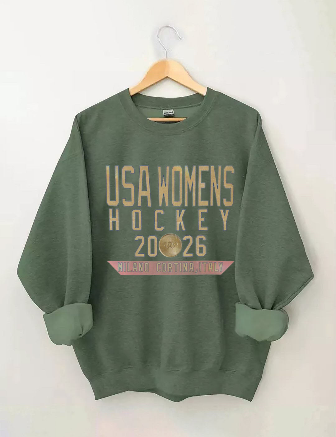 Vintage USA Womens Hockey 2026 Sweatshirt