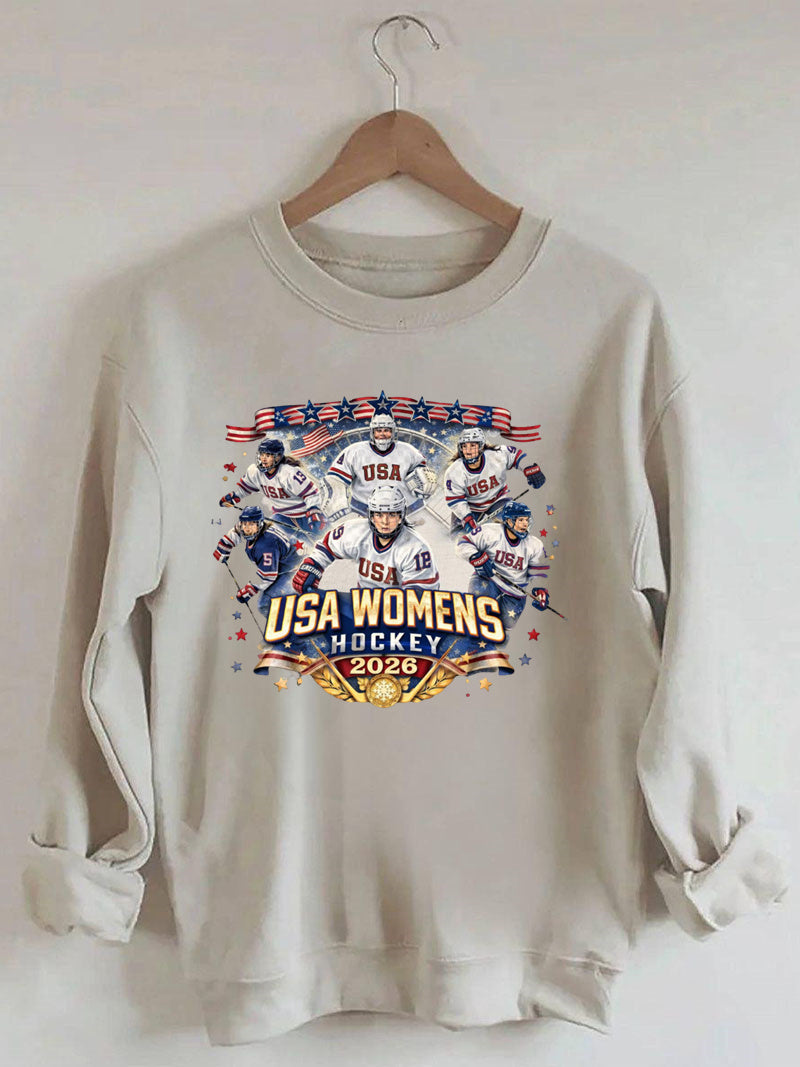 USA Women’s Hockey 2026 Shirt, Winter Games Sweatshirt