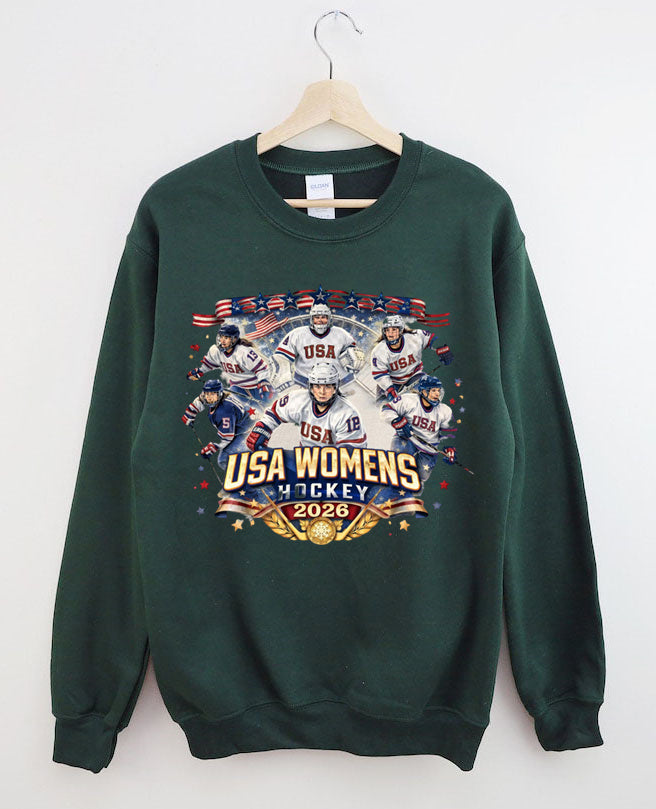 USA Women’s Hockey 2026 Shirt, Winter Games Sweatshirt