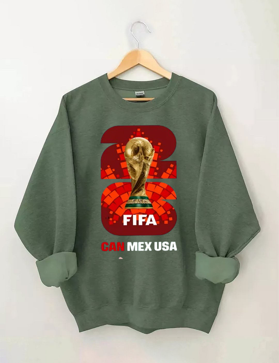 FIFA World Cup 2026 , USA Canada Mexico Soccer Sweatshirt