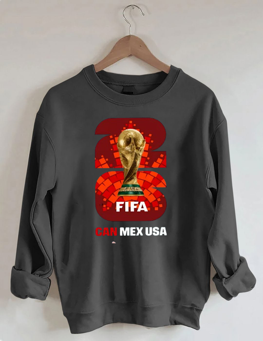 FIFA World Cup 2026 , USA Canada Mexico Soccer Sweatshirt