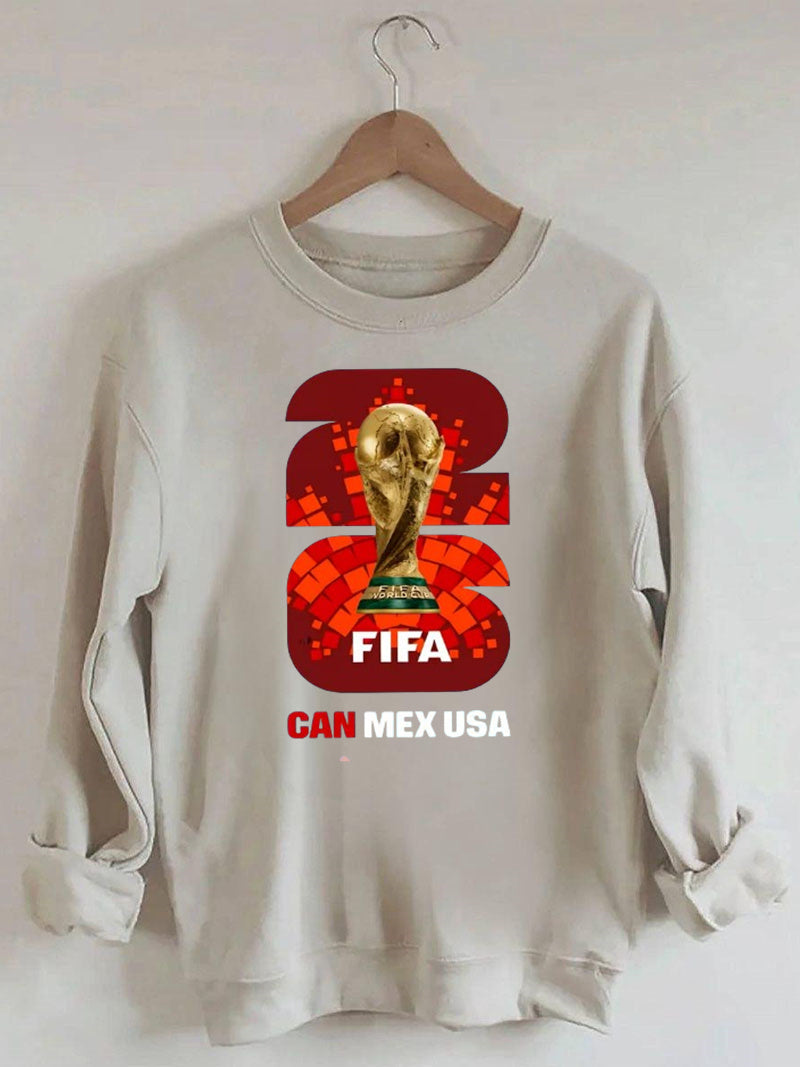 FIFA World Cup 2026 , USA Canada Mexico Soccer Sweatshirt